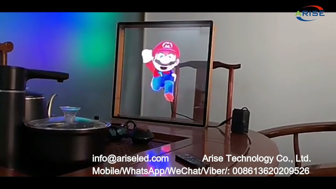 3D led fan Projector small Led Advertising 3D Hologram Led Fan Display 3D Led Fan 3D Holographic pro