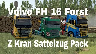 LS25 Mod Vorschau (Ps5) Volvo FH 16 Forst Z Kran Sattelzug Pack Modvorstellung (Ps5,Xbs,PC/Mac) 