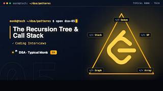 DSA Class 5 · The Recursion Tree & Call Stack | Typical Monk