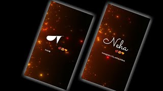 New Text Typing Name Status Instagram Viral Text Name Art Video