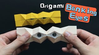 Origami Blinking Eyes/ Fun & Easy Moving Eyes/ Paper Craft