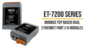 ET-7200: Modbus TCP Based Dual Ethernet Port IO Modules | ICP DAS USA