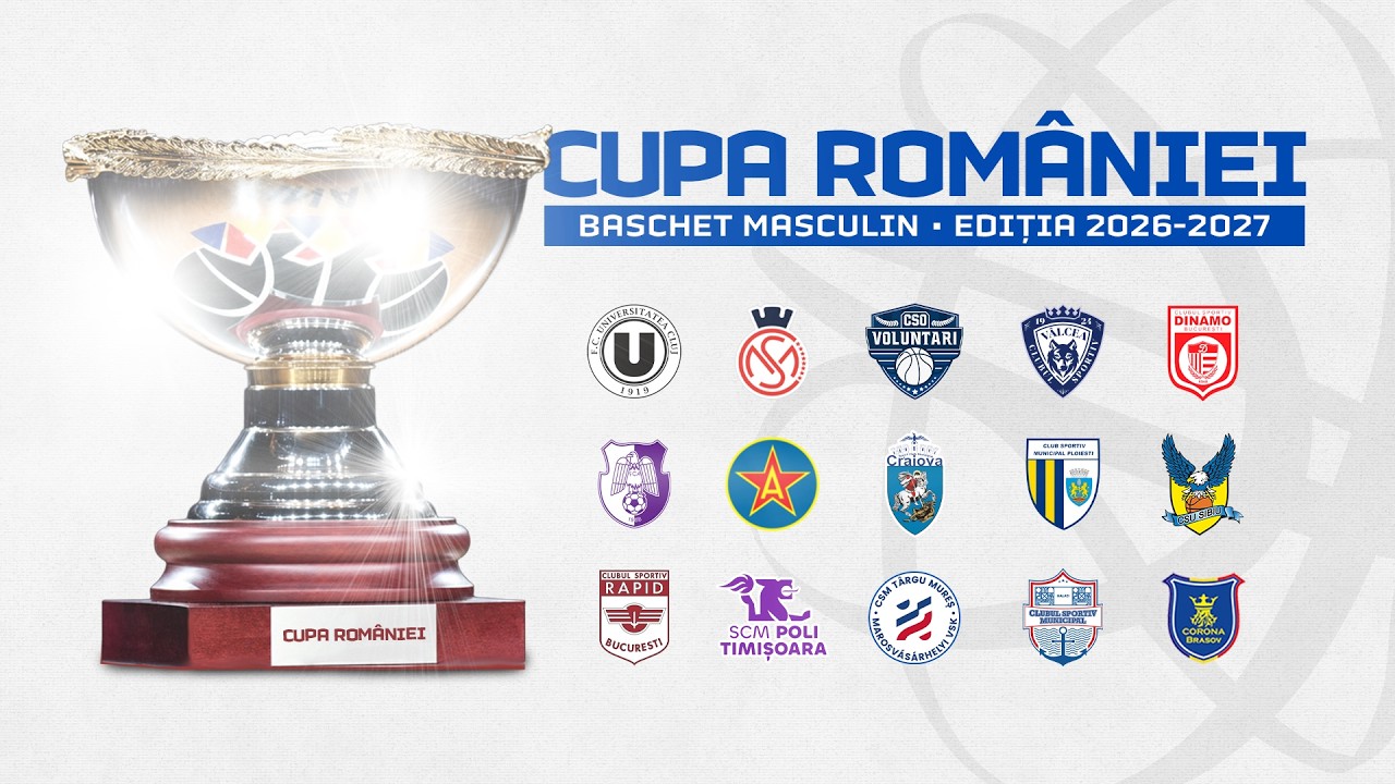 Cupa României Baschet Masculin 2026-2027 - CSM Târgu Mureș vs CSM Galați