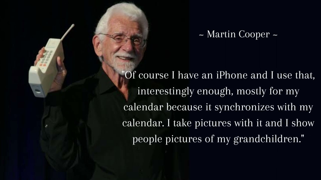 19 informative quotes from the inventor of the world's first mobile