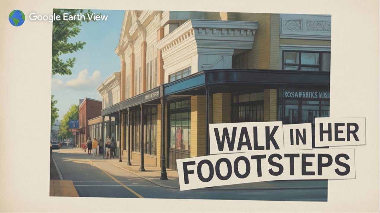 Rosa Parks Museum in Montgomery, USA on Google Earth