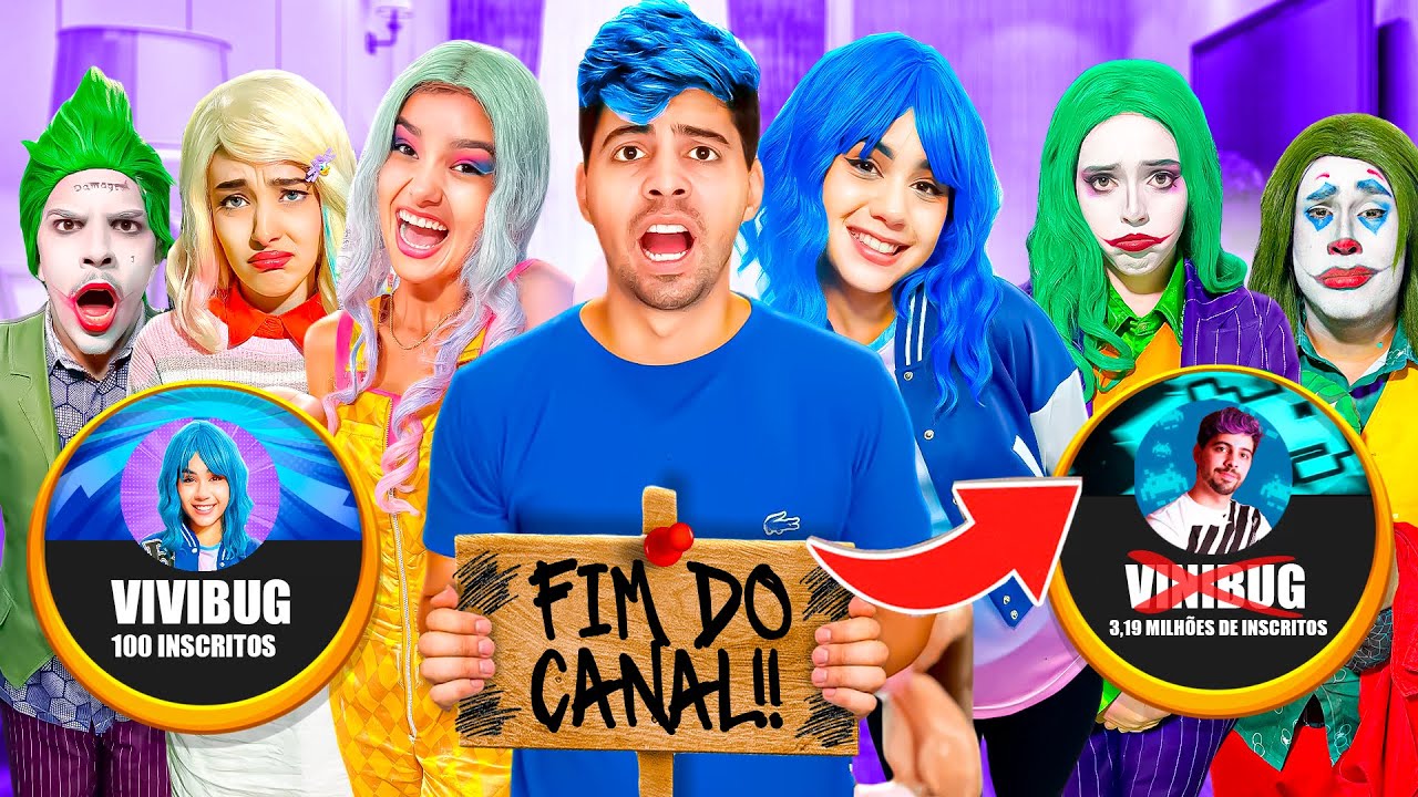 A MINHA IRMÃ CRIOU UM CANAL NO YOUTUBE E ACABOU COM O MEU!! OS VILÕES AJUDARAM EU NÃO ACREDITO!!