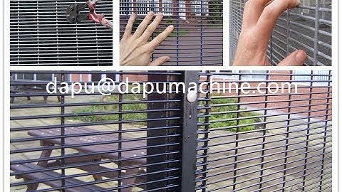 High speed 358 wire mesh welding machine for high security fence