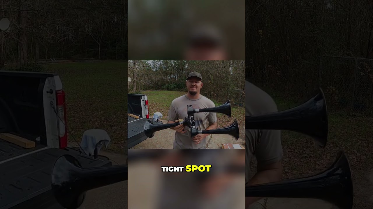 We Put A Train Horn On Our Ford F350!