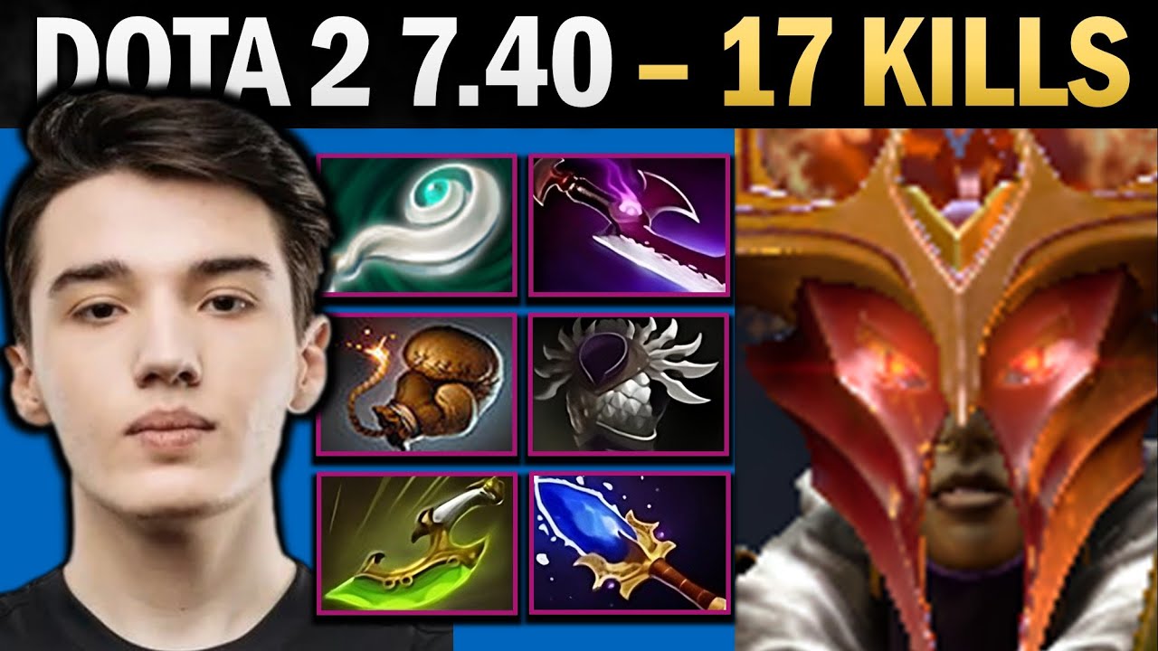 Legion Commander Pro Offlane with 17 Kills and Euls - Dota 7.41