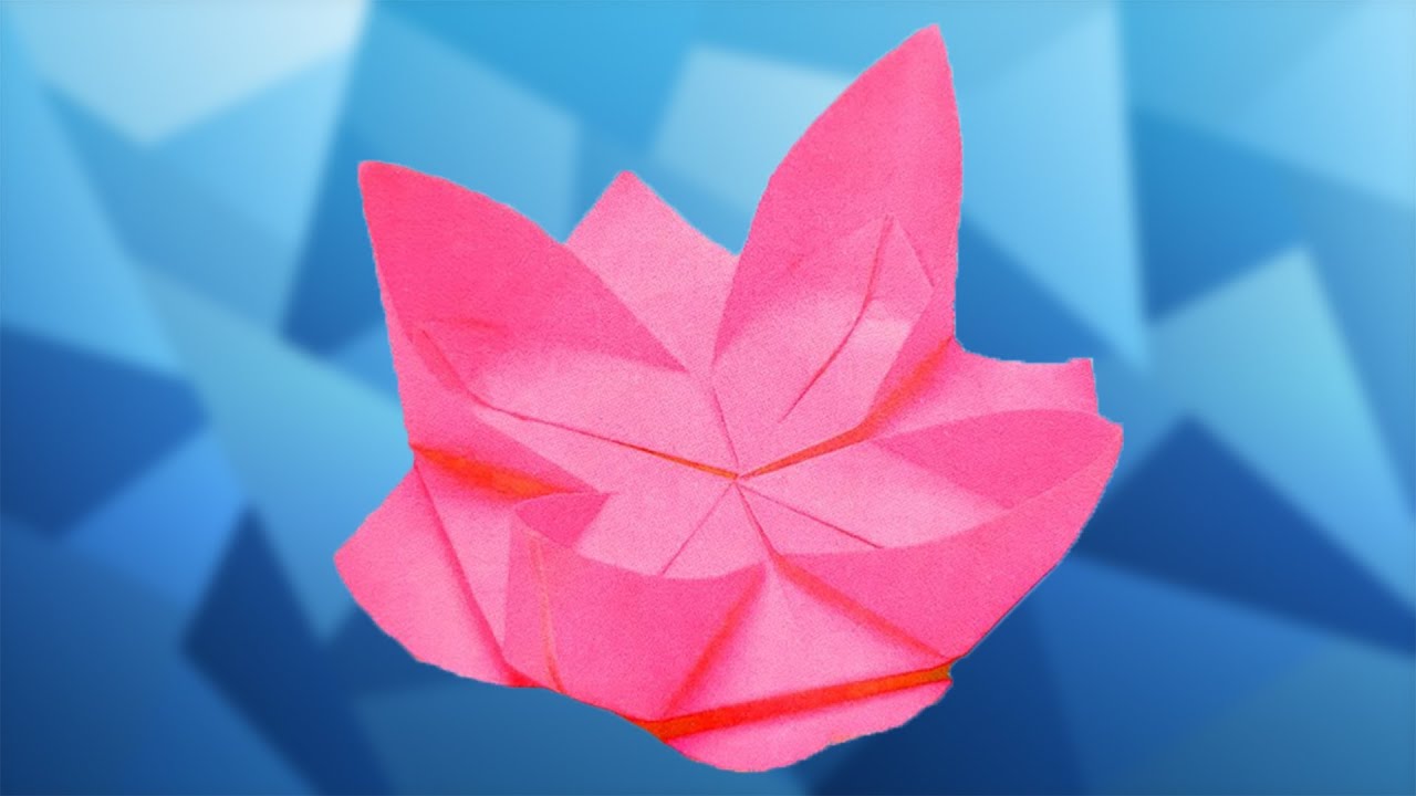 How to Make an Origami Lily (Folding Instructions + Video)