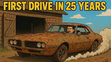 Will It Drive? 1967 Pontiac Firebird FIRST DRIVE After 25 Years! Barn Find Muscle Car Rescue