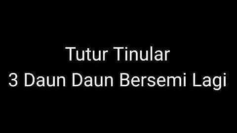 Episode 68 Tutur Tinular - 3 Daun Daun Bersemi Lagi