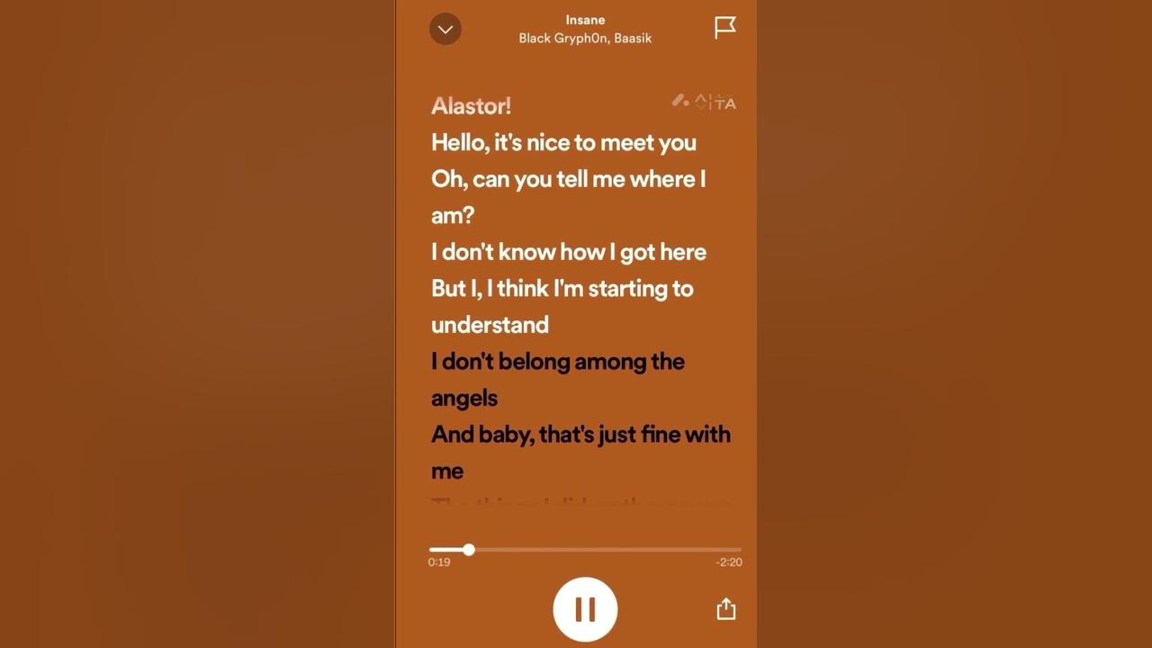 Insane lyrics || Im soo obsessed with this #obsessed #insane #spotify #song