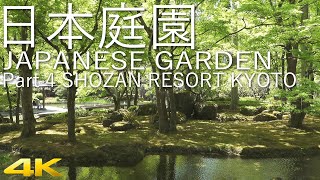 [4K] 日本の庭園 京都 緑の庭　Japanese Green Garden Kyoto