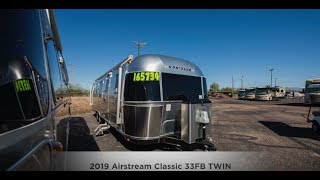 2019 Airstream Classic 33FB TWIN Video at Lazydays