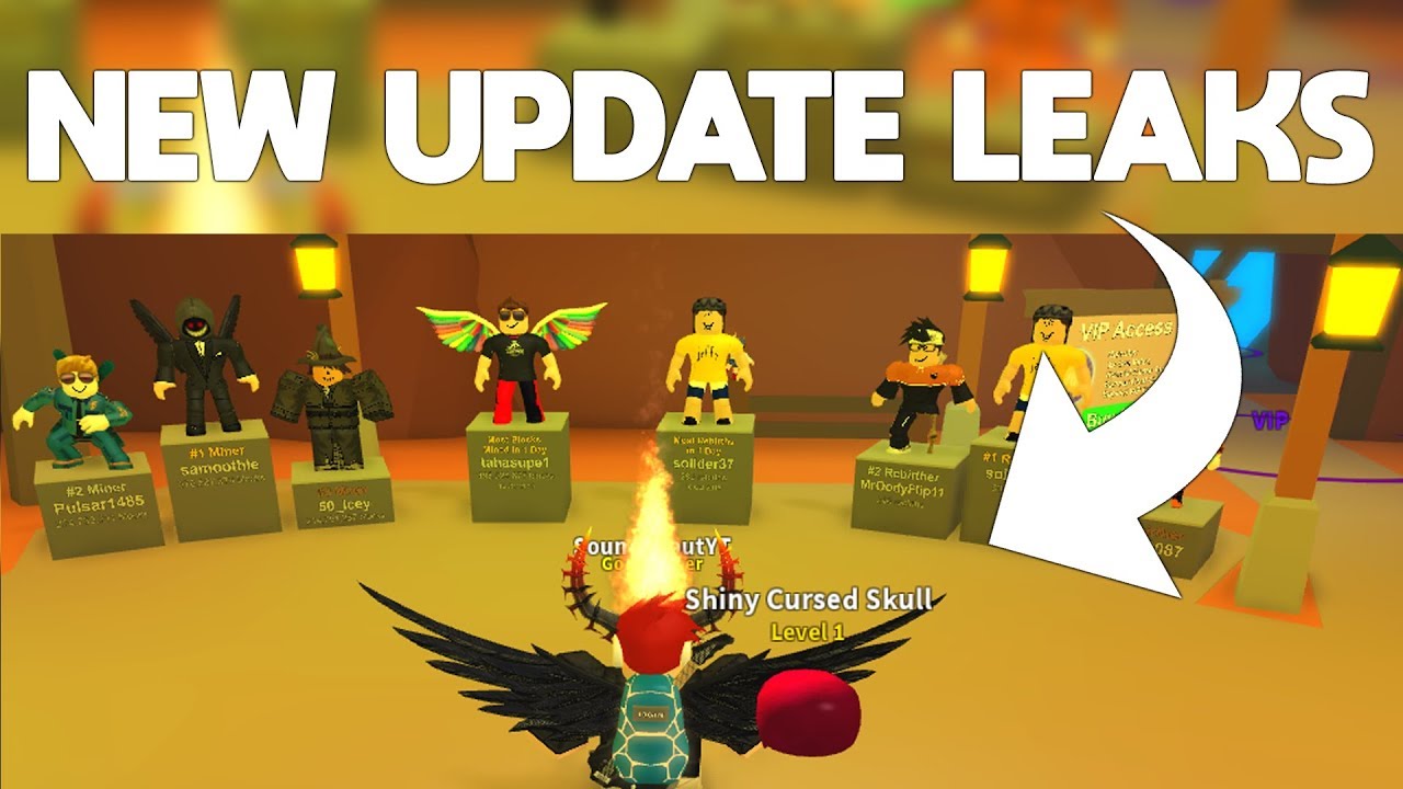 NEW MINING SIMULATOR UPDATE LEAKS (Leaderboard Statues!) | ROBLOX Mining Simulator