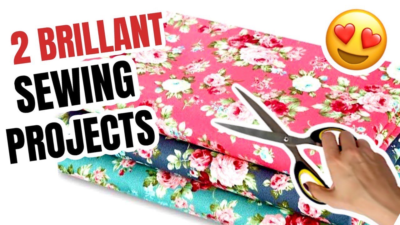 2 BRILLANT SEWING PROJECTS Storage Box Ideas YouTube