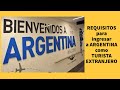 ARGENTINA: Requisitos para viajar como TURISTA EXTRANJERO a partir del 1 de noviembre