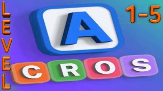 Acrostics - Cross Word Puzzles Level 1 2 3 4 5 Android iOS Gameplay and Walkthrough By Severex screenshot 5