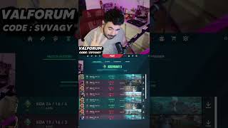 NGAPAIN GUA PUSH RANK KAN!! #valorant #shorts #svvagy
