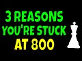 How to get past 800 quickly! Beginner chess tips - Get better at chess & Improve your chess strategy