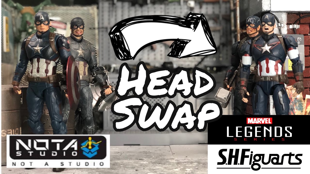 HEAD SWAP: NOTA Studio Captain America Head Sculpt on Marvel 