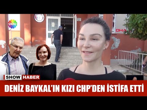 Deniz Baykal'ın kızı CHP'den istifa etti