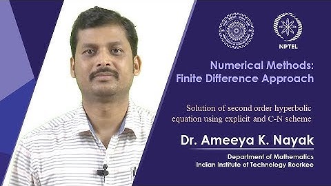 Lecture 16- Numerical method: Finite difference approach