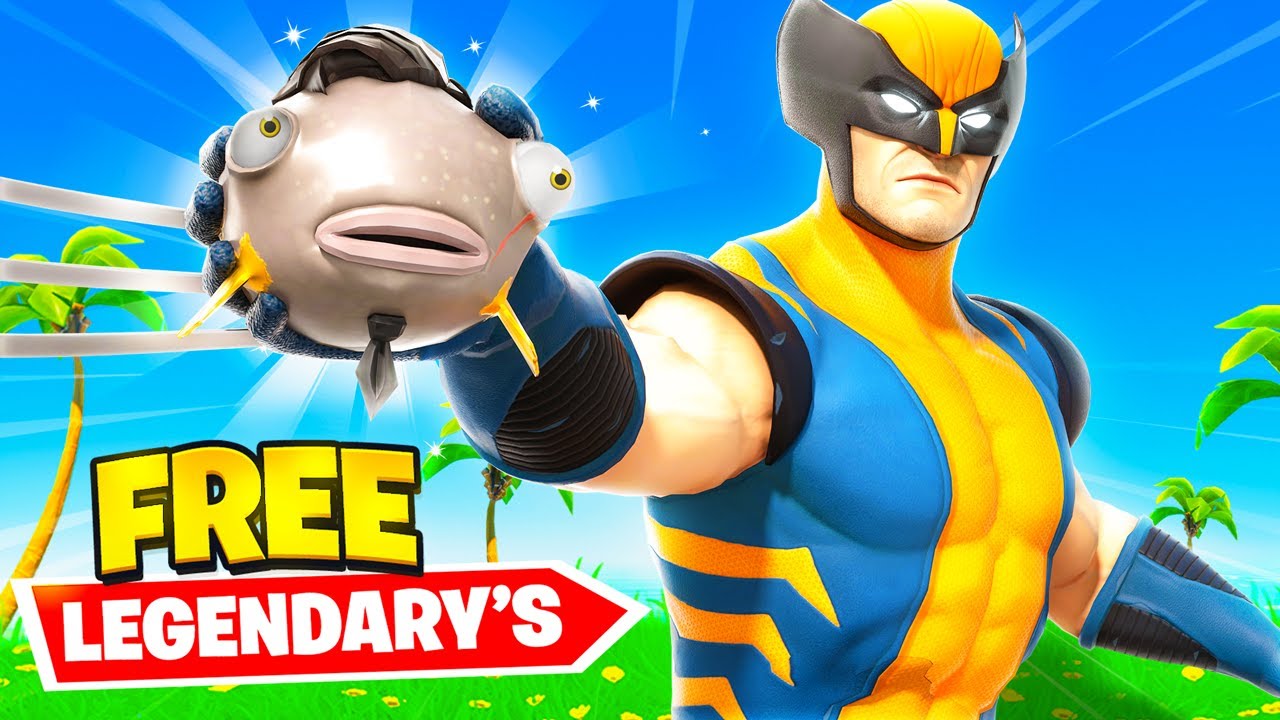 The SECRET to FREE Legendary Weapons in Season 4!  MIDAS Fish Location in Fortnite Season 4!