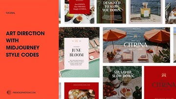 Art Direct  a campaign with MidJourney Style Codes