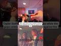 Taylor Swift tried to avoid cameras while the guy celebrates #Chiefs win,w|shots #taylorswift #nfl