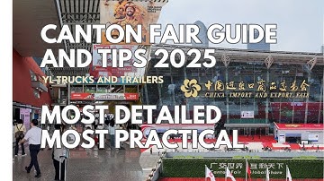 👉 CANTON FAIR GUIDE TIPS 2025 | First Time in China? Everything You Need to Know about Canton Fair!