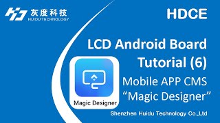 Huidu Lcd Android Controller Tutorial 6 Mobile App Cms Magic Designer