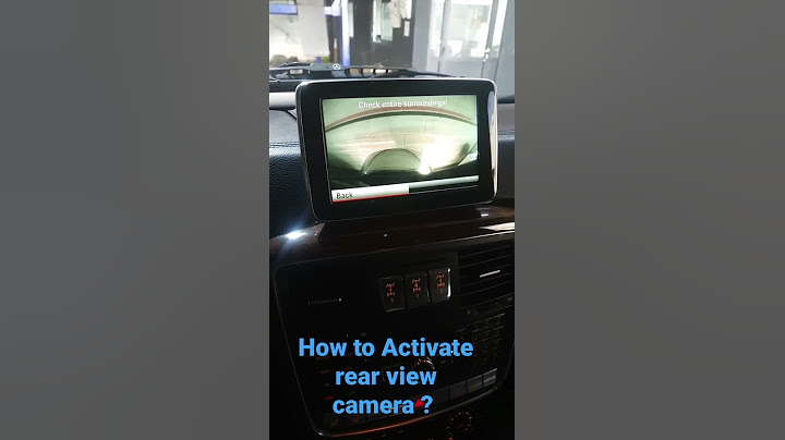 How to Activate Rear view camera on mercedes ? #mercedes #autotips #mercedestips #gclass