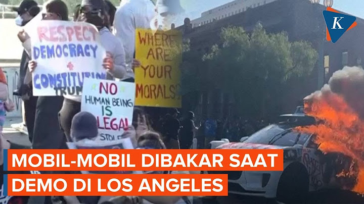 Kerusuhan Imigran di Los Angeles, Mobil-mobil Dibakar Saat Pendemo Hadapi Garda Nasional