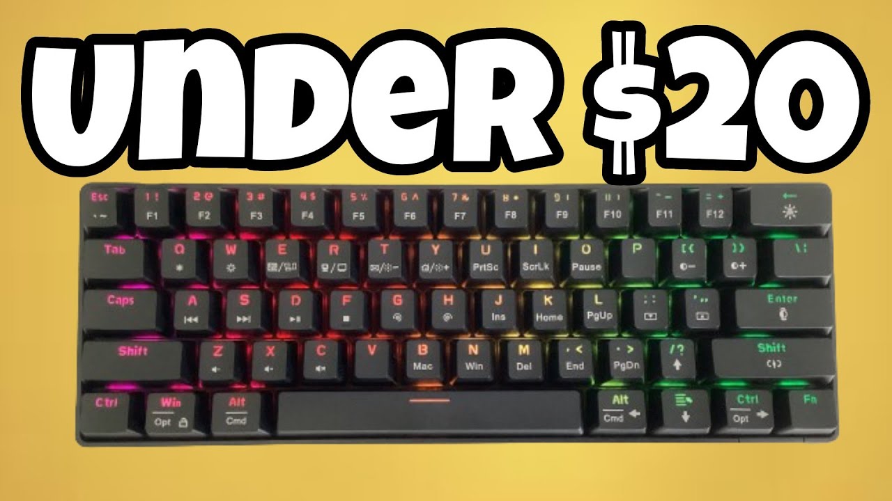 Best $20 Dollar Keyboard - YouTube