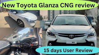 Toyota Glanza CNG Facelift 2025| Ownership Review| Toyota Glanza CNG Review Marathi