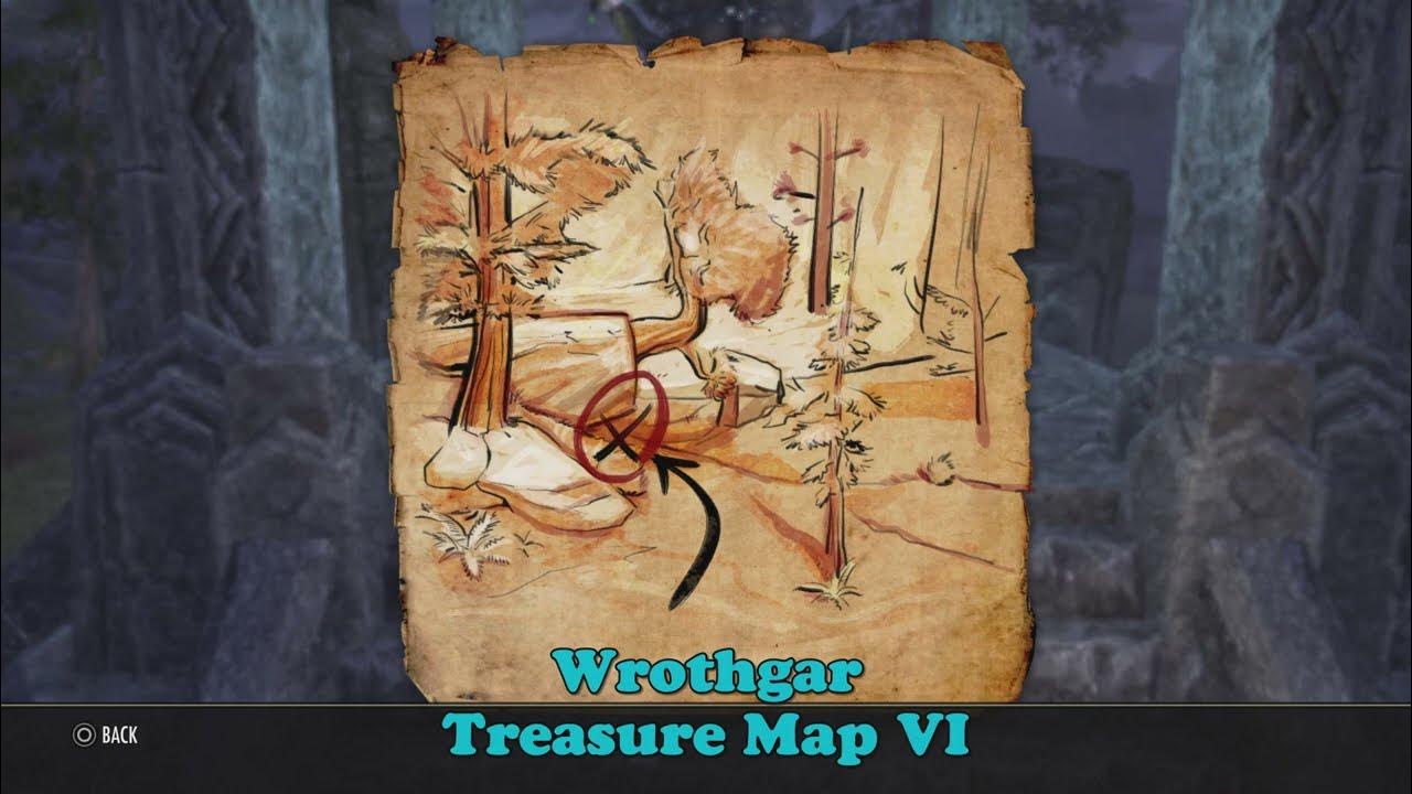 ESO Wrothgar Treasure Map VI, Location, The Elder Scrolls Online