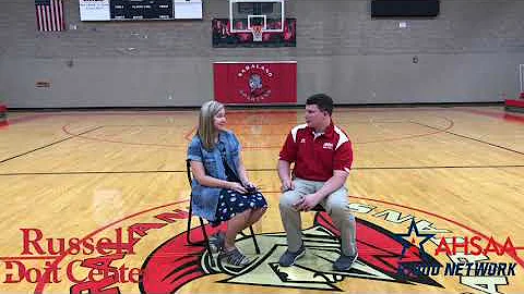 Coach Dana Mason from Saraland High School's Volle...