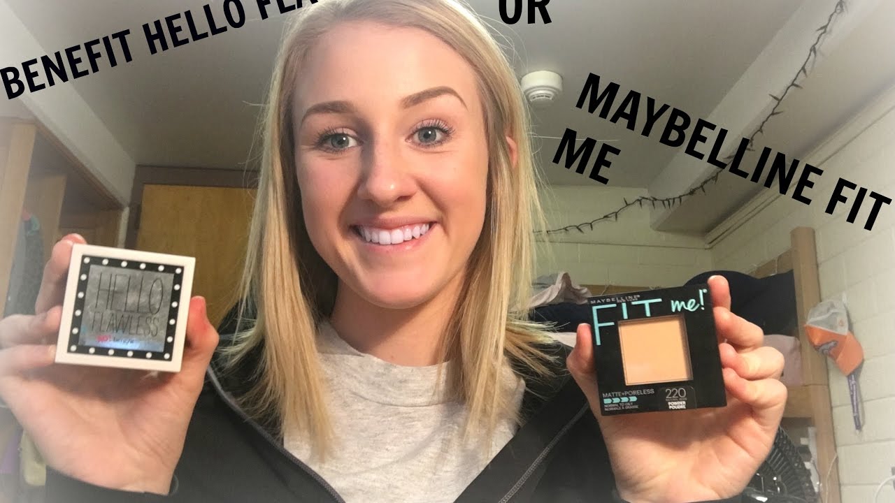 Benefit Hello Flawless vs Maybelline Fit Me | First Impression | McKaylee Palmer
