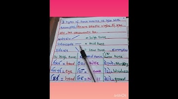 Types of Tone marks in igbo language with examples # learnigbolanguage#tonemarks#withexamples.