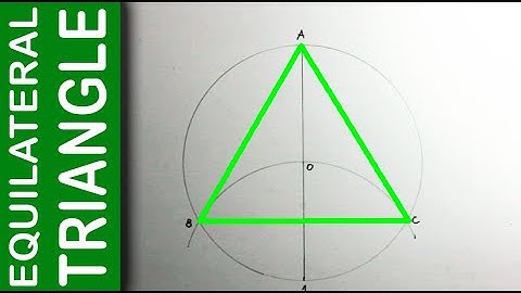 How to draw an Equilateral Triangle given a circle