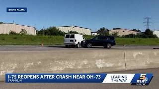 I-75 southbound reopens in Warren County after 5-car crash