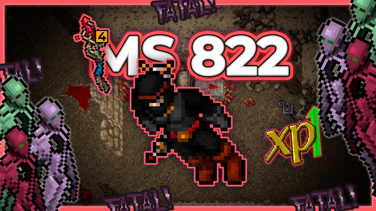 MS 822 Hunt Solo Netherworld (Prey Atk) 9kk/h Raw + 1.2kk Profit - Tibia Hunt [15.12]