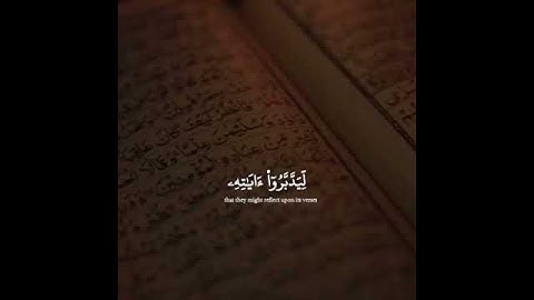 كِتَابٌ أَنزَلْنَاهُ إِلَيْكَ مُبَارَكٌ لِّيَدَّبَّرُوا آيَاتِهِ - تلاوة خاشعة - اسلام صبحي