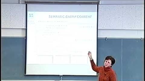 Semantic Lexicons and Semantic Tagging: towards content interoperability – Nicoletta Calzolari 2004