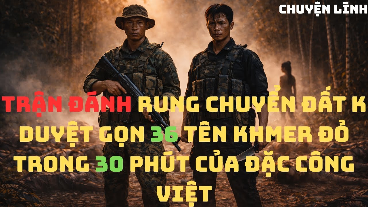 Trận Đánh Rung Chuyển Đất K Duyệt Gọn 36 Tên Khmer Đỏ Trong 30 Phút Của Đặc Công Việt..