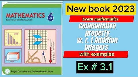 class 6th chapter 3|Ex 3.1|Punjab Board New Math book solution 2023|Ch 3 Integers #pctbsyllabus