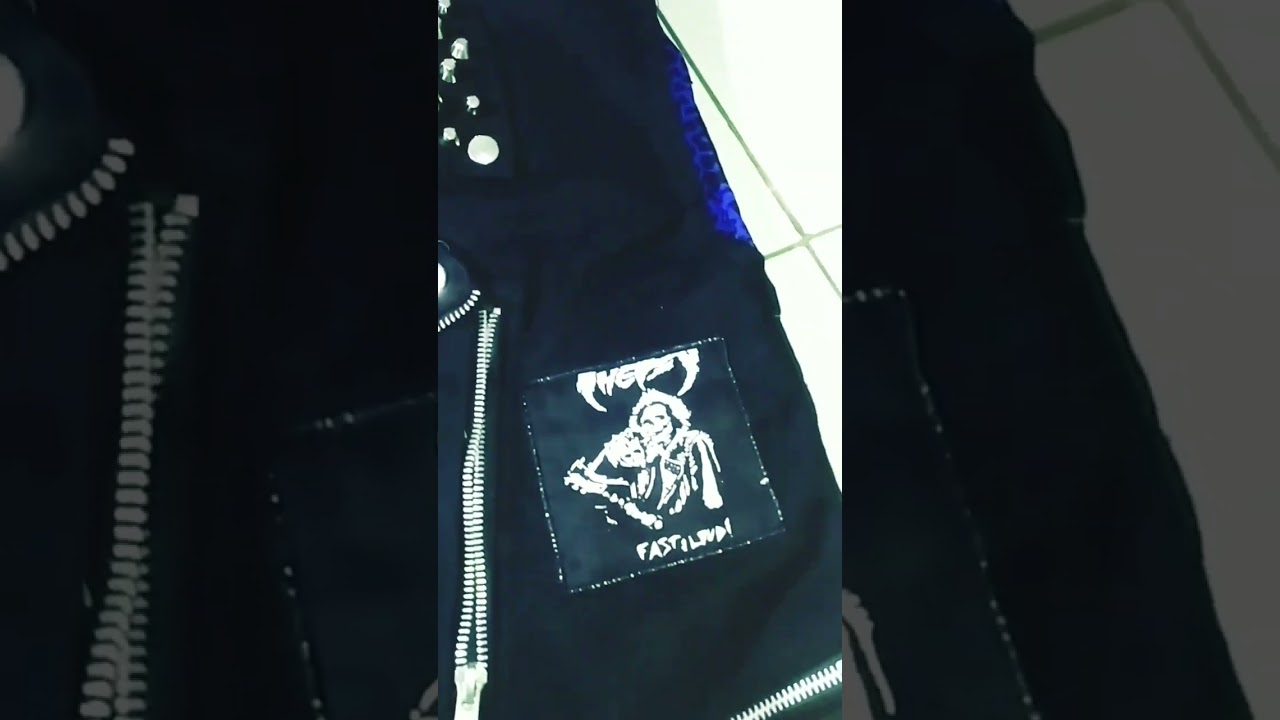 DENIM VEST WITH STUDS (front side) 