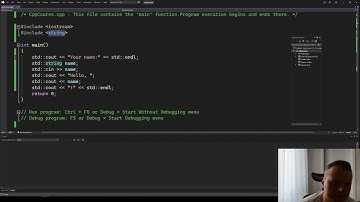 Programowanie w C++ -  E02 - pobieranie danych z klawiatury, zmienne, typ string